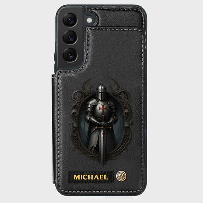 Knight Of God - Personalized Christian Wallet Phone Case