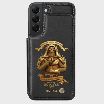 Non nobis Domine, non nobis, sed nomini tuo da gloriam - Personalized Christian Wallet Phone Case