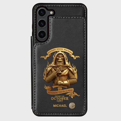 Non nobis Domine, non nobis, sed nomini tuo da gloriam - Personalized Christian Wallet Phone Case