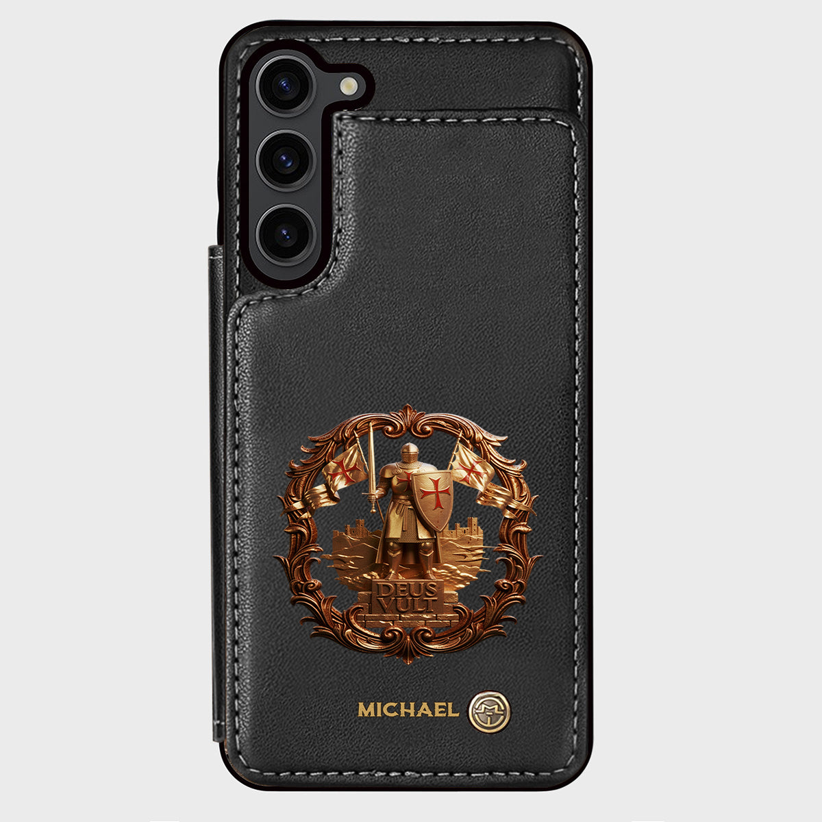 Deus vult - Personalized Christian Wallet Phone Case
