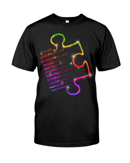 God Says You Are - Autism Awareness T-shirt and Hoodie 0520