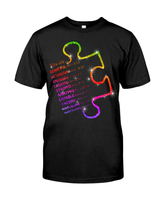 God Says You Are - Autism Awareness T-shirt and Hoodie 0520