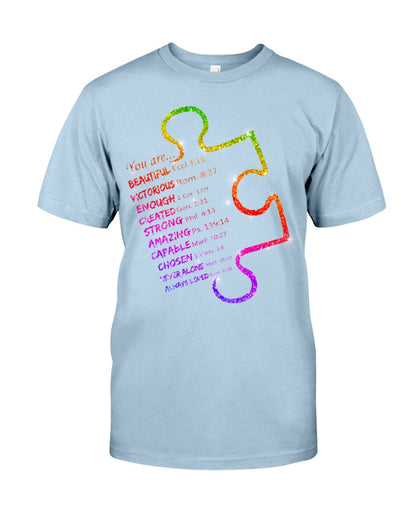 God Says You Are - Autism Awareness T-shirt and Hoodie 0520